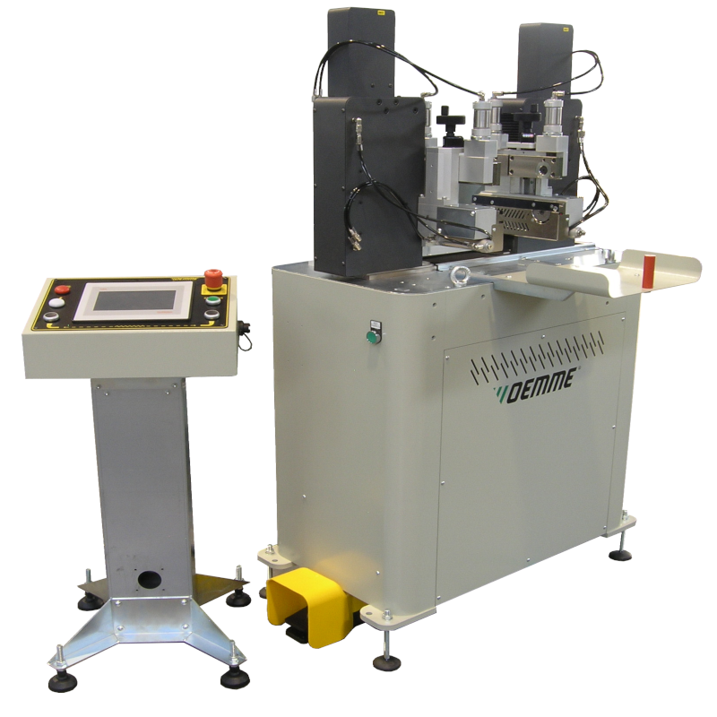 AS-244I - CNC machine with numerical controls for automatic insertion of polyamide strips in an aluminum profile