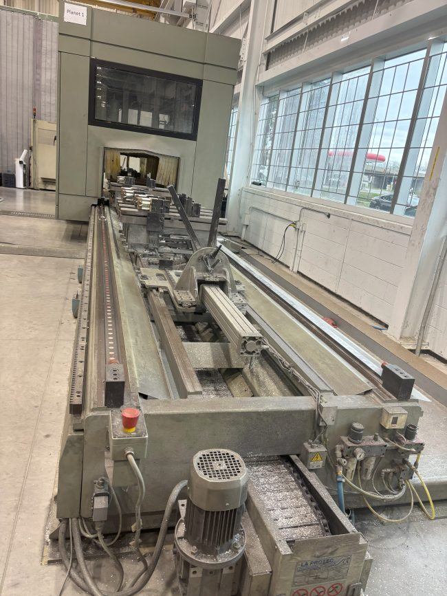 Emmegi Planet 10 Meter 5-Axis CNC Machining Center – Precision Aluminum Extrusion Cutting